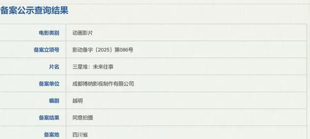 《三星堆：未来往事》获龙标，国内首部AI院线电影备案立项：细节速览